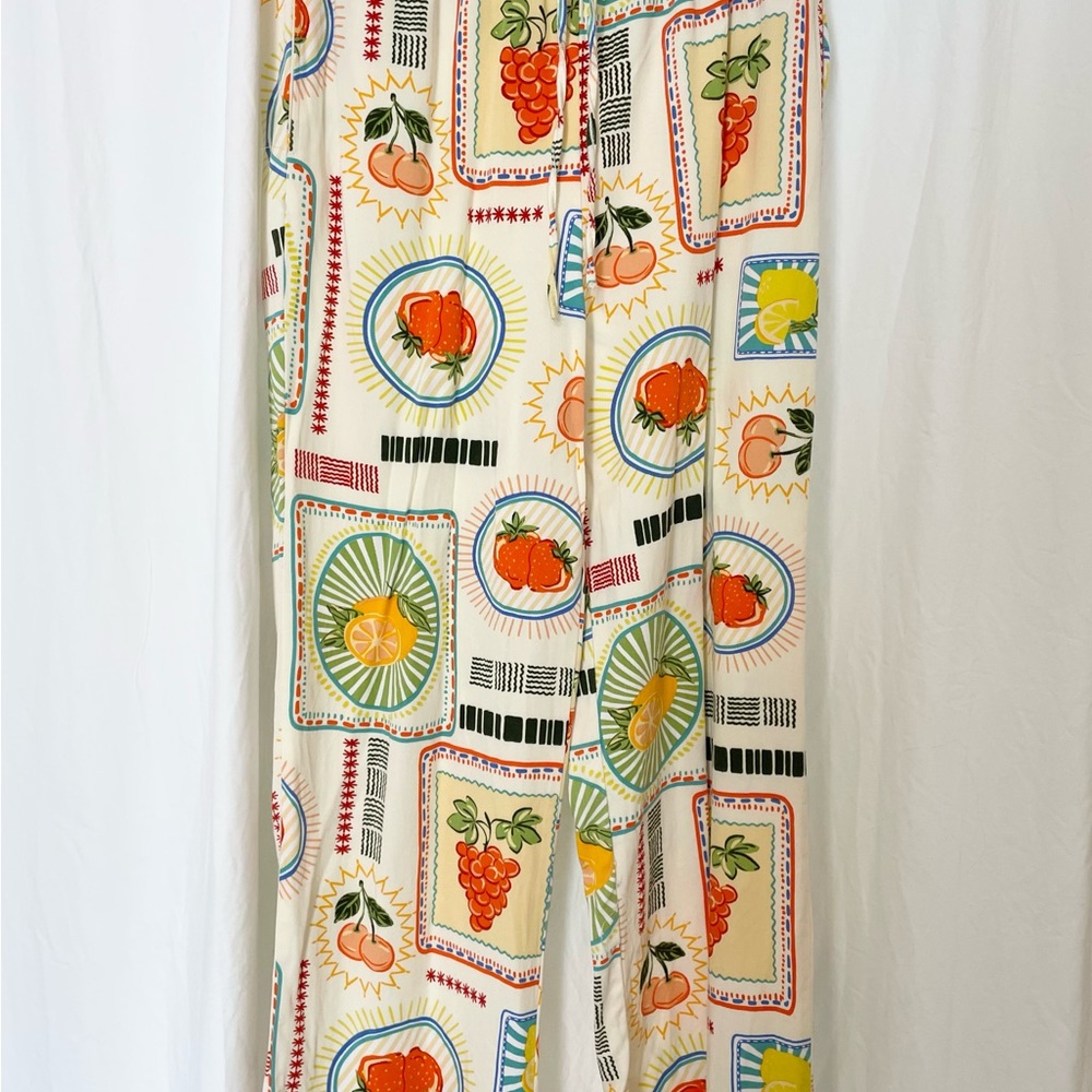 Sincerely Jules Colorful Patterned Pants NWOT